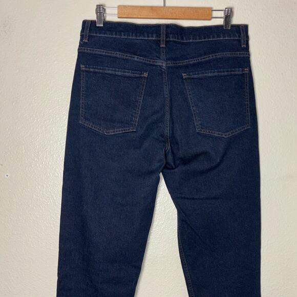 Theory Treeca Cropped Jeans Woman's size 30 indigo blue denim tapered leg - Picture 10 of 15